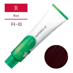 LEBEL Краска для волос Materia G Тон R6 - Тёмный блондин красный 120 гр.