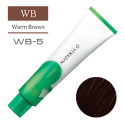 LEBEL Краска для волос Materia G Тон WB5 - Светлый шатен теплый 120 гр.
