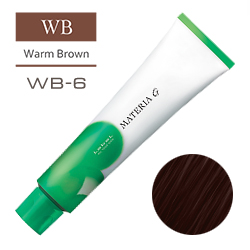 LEBEL Краска для волос Materia G Тон WB6 - Темный блондин теплый 120 гр.
