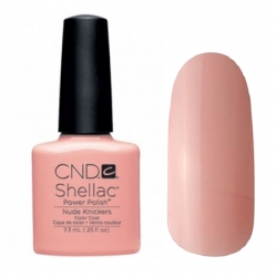 CND Shellac Nude Knickers - Гель-лак для ногтей 7,3 мл нежно розово-бежевый, телесный эмаль.