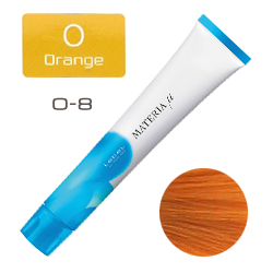 LEBEL Materia µ Layfer O8 - Тонирующая краска лайфер, Светлый блондин оранжевый 80гр