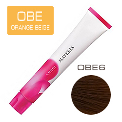 LEBEL Краска для волос Materia OBE6 - Тёмный блондин оранжево-бежевый 80 гр