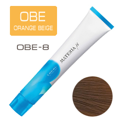 LEBEL Materia µ Layfer OBE8 - Тонирующая краска лайфер, Светлый блондин оранжево-бежевый 80гр