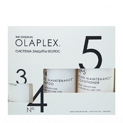OLAPLEX No.3 + No.4 + No.5 Bond Maintenance KIT - Набор "Система защиты волос" эликсир  100мл + шампунь 250мл + кондиционер  250мл