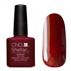 CND Shellac Oxblood - Гель-лак для ногтей 7,3 мл темный кроваво-красный