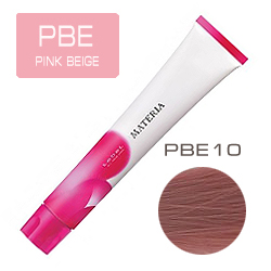 LEBEL Краска для волос Materia PBE10 - Яркий блондин розово-бежевый 80 гр