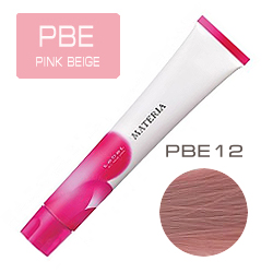 LEBEL Краска для волос Materia PBE12 - Супер блондин розово-бежевый 80 гр