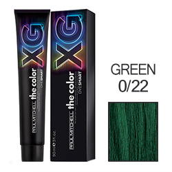 Paul Mitchell The Color XG - Перманентная крем-краска GREEN 0/22 90 мл