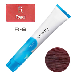 LEBEL Materia µ Layfer R8 - Тонирующая краска лайфер, Светлый блондин красный 80гр