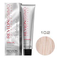 Revlon Professional Revlonissimo Colorsmetique Color & Care - Крем-гель 10.2 Очень сильно светлый блондин переливающийся 60 мл
