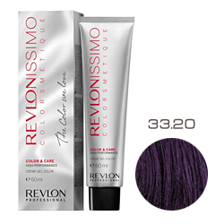Revlon Professional Revlonissimo Colorsmetique Color & Care - Крем-гель 33.20 Темно-коричневый бургундский 60 мл