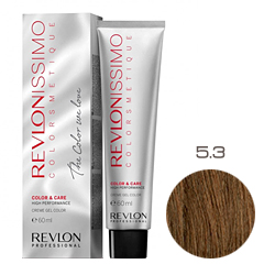 Revlon Professional Revlonissimo Colorsmetique Color & Care - Крем-гель 5.3 Светло-коричнеый золотистый 60 мл