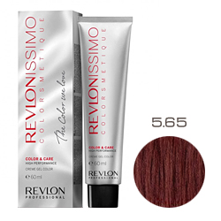 Revlon Professional Revlonissimo Colorsmetique Color & Care - Крем-гель 5.65 Светло-коричневый красно-махагоновый 60 мл