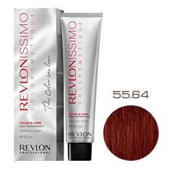 Revlon Professional Revlonissimo Colorsmetique Color & Care - Крем-гель 55.64 Светло-коричневый красно-медный 60 мл