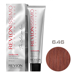 Revlon Professional Revlonissimo Colorsmetique Color & Care - Крем-гель 6.46 Темный блондин медно-красный 60 мл