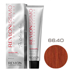 Revlon Professional Revlonissimo Colorsmetique Color & Care - Крем-гель 66.40 Темный блондин насыщенно-медный 60 мл