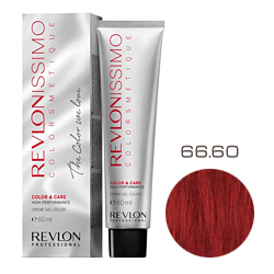 Revlon Professional Revlonissimo Colorsmetique Color & Care - Крем-гель 66.60 Темный блондин насыщенно-красный 60 мл