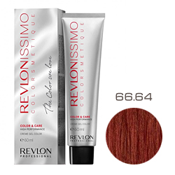 Revlon Professional Revlonissimo Colorsmetique Color & Care - Крем-гель 66.64 Темный блондин красно-медный 60 мл