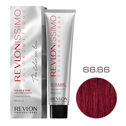 Revlon Professional Revlonissimo Colorsmetique Color & Care - Крем-гель 66.66 Темный блондин гипер красный 60 мл