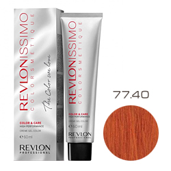 Revlon Professional Revlonissimo Colorsmetique Color & Care - Крем-гель 77.40 Блондин насыщенно-медный 60 мл