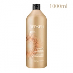 Redken All Soft Argan Oil Conditioner - Кондиционер с аргановым маслом для сухих и ломких волос 1000 мл