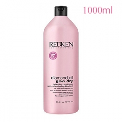 Redken Diamond Oil Glow Dry Detangling Conditioner - Кондиционер для легкости расчесывания волос 1000 мл