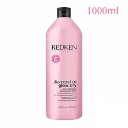Redken Diamond Oil Glow Dry Gloss Shampoo - Шампунь для блеска волос 1000 мл