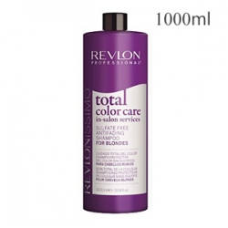 Revlon Professional Revlonissimo Total Color Care Antifading Shampoo For Blondes - Безсульфатный шампунь антивымывание цвета для оттенков блонд 1000 мл 