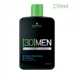 Schwarzkopf Professional [3D]Men Deep Cleansing Shampoo - Шампунь для глубокого очищения 250 мл