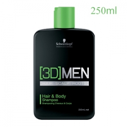 Schwarzkopf Professional [3D]Men Hair And Body Shampoo - Шампунь для  волос и тела 250 мл
