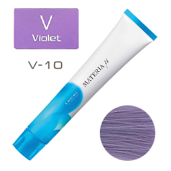LEBEL Materia µ Layfer V10 - Тонирующая краска лайфер, Яркий блондин фиолетовый  80гр
