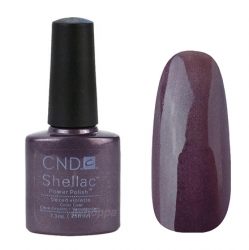 CND Shellac Гель-лак для ногтей Vexed Violette 7,3 мл серебристо-сиреневый, перламутровый.  