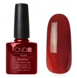 CND Shellac Burnt Romance - Гель-лак для ногтей 7,3 мл плотный коричневый (темно-терракотовый), эмаль. 