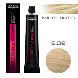 L'Oreal Professionnel Diarichesse - Краска для волос Диаришесс 9.02 Молочный коктейль перламутровый 50 мл