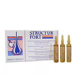 Dikson Structur Fort - Средство мгновенного действия для восстановления безжизненных, посеченных и ослабленных волос в ампулах 10*12 мл