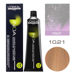 L'Oreal Professionnel Inoa - Краска для волос Иноа 10.21 Очень яркий блондин перламутровый пепельный 60 мл