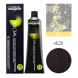 L'Oreal Professionnel Inoa - Краска для волос Иноа 4.3 Шатен золотистый 60 мл