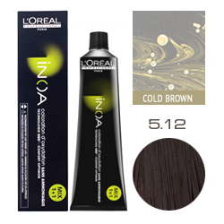 L'Oreal Professionnel Inoa - Краска для волос Иноа 5.12 Светлый шатен пепельно-перламутровый 60 мл