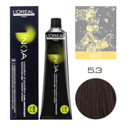 L'Oreal Professionnel Inoa - Краска для волос Иноа 5.3 Светлый шатен золотистый 60 мл