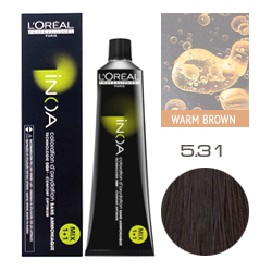 L'Oreal Professionnel Inoa - Краска для волос Иноа 5.31 Светлый шатен золотистый пепельный 60 мл