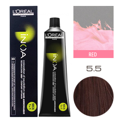 L'Oreal Professionnel Inoa - Краска для волос Иноа 5.5 Светлый шатен красное дерево 60 мл