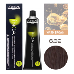 L'Oreal Professionnel Inoa - Краска для волос Иноа 6.32 Темный блондин золотистый перламутровый 60 мл