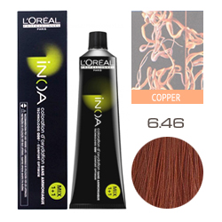 L'Oreal Professionnel Inoa - Краска для волос Иноа 6.46 Темный блондин медный красный 60 мл