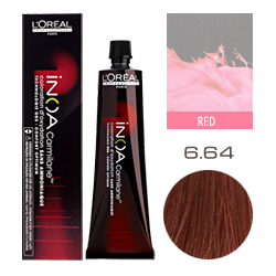 L'Oreal Professionnel Inoa ODS 2 Carmilane - Краска для волос Иноа 6.64 Темный блондин красный медный 60 мл