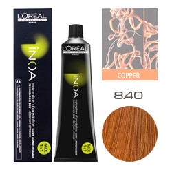 L'Oreal Professionnel Inoa - Краска для волос Иноа 8.40 Светлый блондин медный натуральный 60 мл
