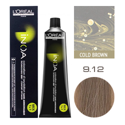 L'Oreal Professionnel Inoa - Краска для волос Иноа 9.12 Очень светлый блондин пепельно-перламутровый 60 мл
