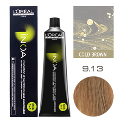 L'Oreal Professionnel Inoa - Краска для волос Иноа 9.13 Очень светлый блондин пепельный золотистый 60 мл