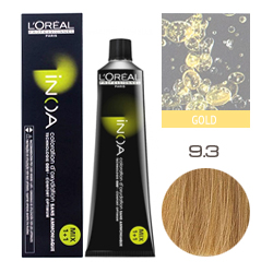 L'Oreal Professionnel Inoa - Краска для волос Иноа 9.3 Очень светлый блондин золотистый 60 мл