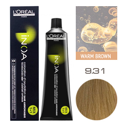 L'Oreal Professionnel Inoa - Краска для волос Иноа 9.31 Очень светлый блондин золотистый пепельный 60 мл