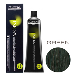 L'Oreal Professionnel Inoa ODS2 Mix Green - Краска для волос Иноа Микстон Зеленый 60 мл